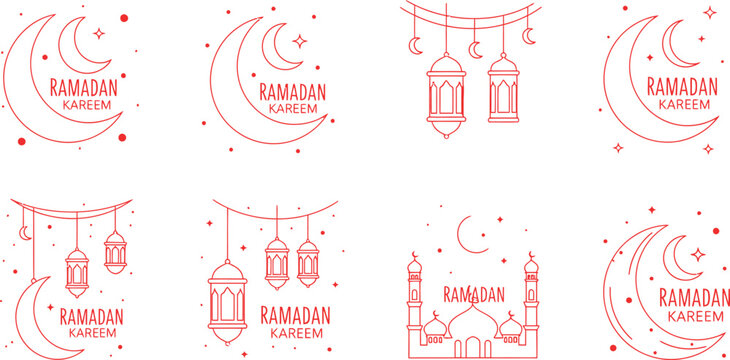 Elegant hanukkah card templates with menorahs and festive decorations in red