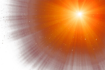 Sun Flare PNG Overlay &ndash; Bright Lens Flare Burst, Golden Light Glow Effect, Sunlight Sparkle for Photo Editing, Retouching & Graphic Design