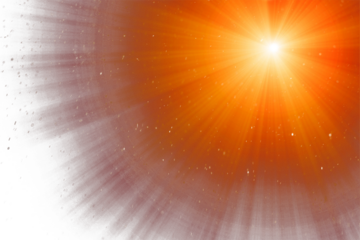 Sun Flare PNG Overlay – Bright Lens Flare Burst, Golden Light Glow Effect, Sunlight Sparkle for Photo Editing, Retouching & Graphic Design