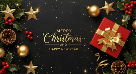 Christmas and new years festive design