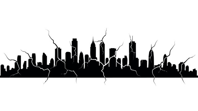 Vintage scientific instrument silhouette of a torsion balance device