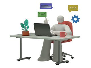 Multitasking at work, managing communications, organizing thoughts