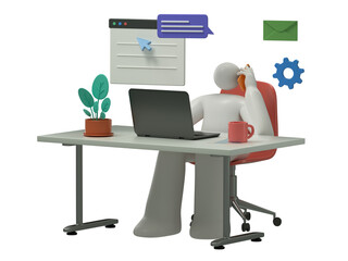 Multitasking at work, managing communications, organizing thoughts