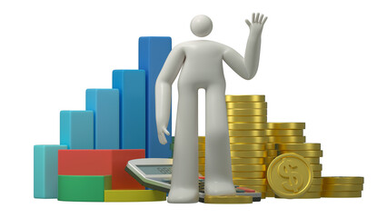 Successful Businessman, Financial Achievement, Earnings and Profits