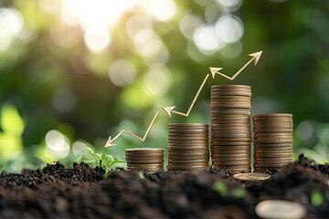 Futuristic green digital globe glowing in a lush natural forest.