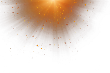 Golden Sun Flare PNG – Radiant Lens Glow Burst Overlay, Shiny Light Spark Effect for Photo Enhancement, Graphic Design & Creative Projects