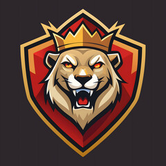 lion head vector illustration