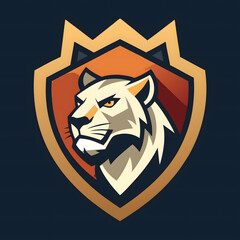 lion head vector illustration