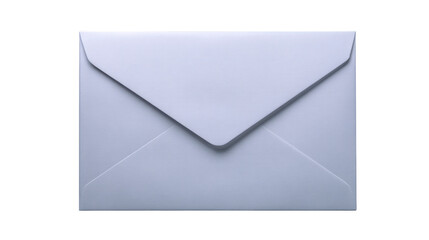 White envelope paper closed isolated blank rectangular clean simple stationery correspondence invitation communication minimal elegant background document message mail classic empty formal