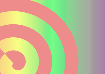 Geometric background, colorful and abstract.	Spiral.