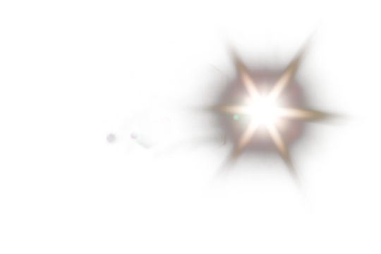 Light Flare PNG Overlay – Sun Burst Glow Lens Effect, Warm Sparkling Rays for Photography Editing, Visual Effects & Digital Graphics
