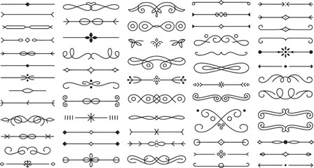 Elegant Ornamental Divider Set for Creative Design Projects