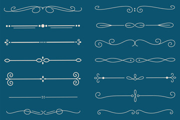 Decorative Divider Set Elegant Design Elements for Stylish Visuals