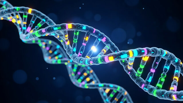 3d render of dna
