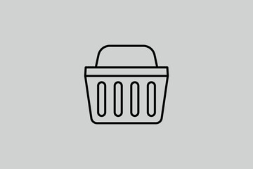  shopping illustration in line style design. Vector illustration.	
