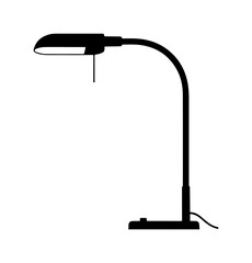 Adjustable Desk Lamp Silhouette