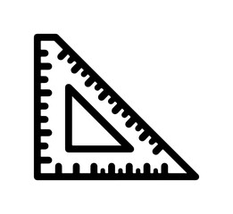 Set Square Ruler Icon
