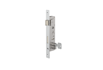 Narrow lock 30 with lock cylinder with white background