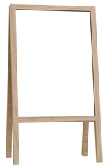 3D素材_フレーム_A看板_ブラウン