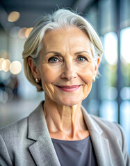 Confident Professional Portrait Office Space Portrait Photography Modern Environment Close-Up Empowering Presence