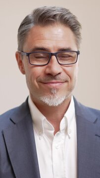 Middle age businessman in business casual. Entrepreneur in jacket. Mid adult, mature age man, happy smiling. Portrait isolated on white.