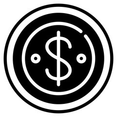 dollar glyph icon