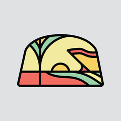 Summer and chill graphic illustration vector art t-shirt design