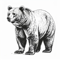 bear vector illustration