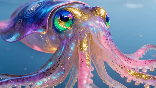 octopus in the water