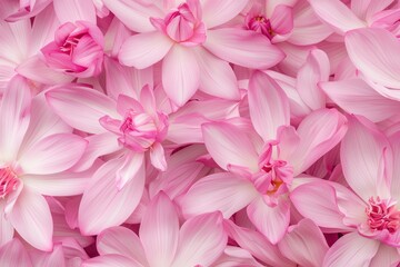 Delicate Pink Orchid Blooms in Soft Floral Background Arrangement