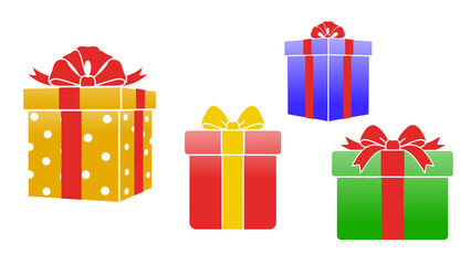set of gift boxes