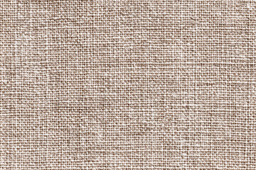 Natural beige burlap fabric texture background abstract pattern