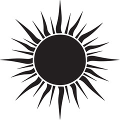 PriSimple Graphic Sun Silhouettent