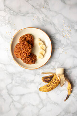 Biscuits fait maison - biscuits à la banane - recette saine banane