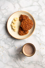 Biscuits fait maison - biscuits à la banane - recette saine banane