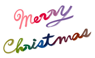 Merry Cristmas_01 手書きの筆文字
