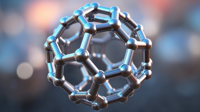 Molecular structure of a complex carbon nanoparticle - Powered by Adobe