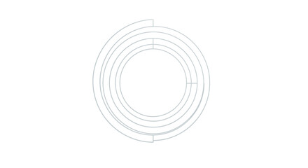 Fototapeta premium Concentric Circles: Minimalist Geometric Design with Subtle Gray Lines