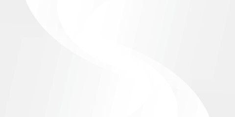 A clean and modern abstract background featuring gentle white and gray waves.