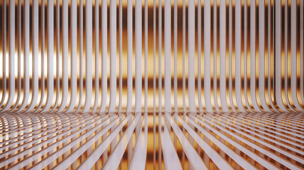 Stunning golden stripes create a modern, elegant background for upscale product displays