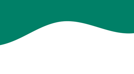 Green wavy top border background for banners, headers, posters, and modern graphic design layouts