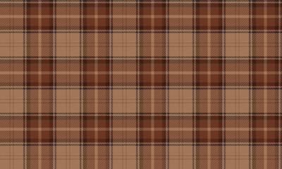 Seamless plaid pattern, beige, brown, warm, classic, perfect for designing clothes, skirts, pants, dresses, adding elegance and timeless style.
