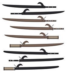 Old Antique Japanese Blades