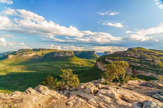Vista do Morro do pai In&aacute;cio na Chapada Diamantina na Bahia 