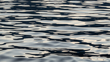 close up ripples on the water