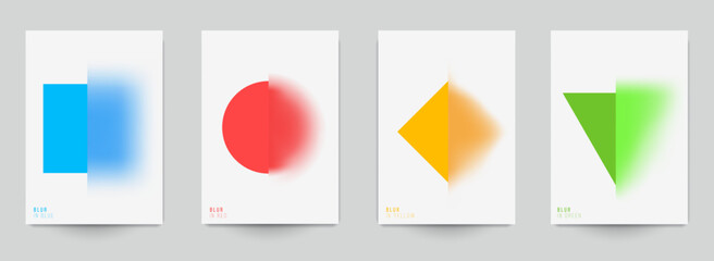 Art background template for cover card, banner, poster, flyer in modern glassmorphism or gradient style. Minimal abstract graphic design. Vector illustration.