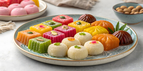 cupcakes with cream and fruits