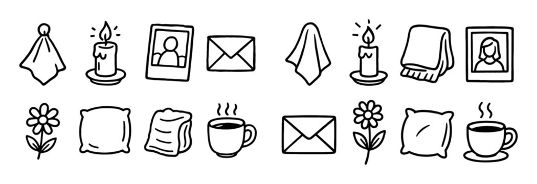 Comforting Doodle Icons