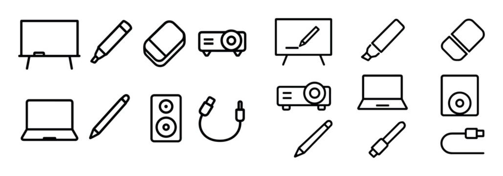 Minimalist Grid Icons