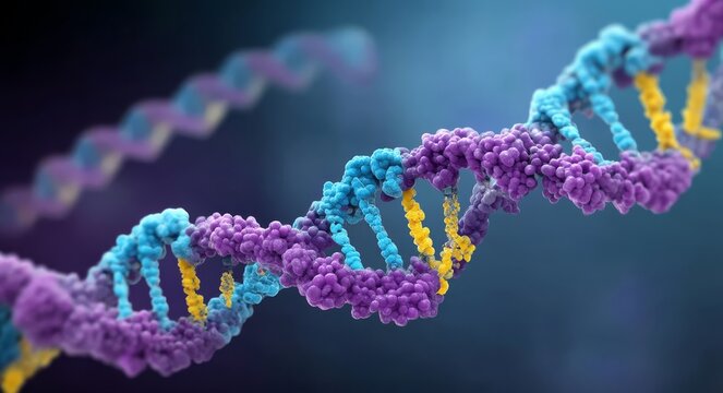 An illustration of bacterial plasmids animated to highlight gene therapy applications.